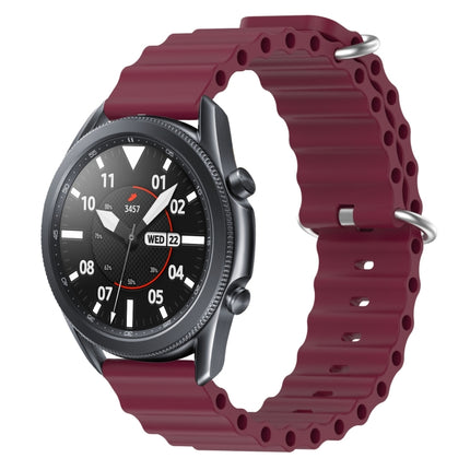 22mm Ocean Style Silicone Solid Color Watch Band