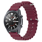 22mm Ocean Style Silicone Solid Color Watch Band, For Samsung Galaxy Watch3 45mm, For Samsung Galaxy Watch 46mm, For Samsung Gear S3 Classic, For Samsung Gear S3 Frontier - DealBuddy
