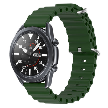 22mm Ocean Style Silicone Solid Color Watch Band, For Samsung Galaxy Watch3 45mm, For Samsung Galaxy Watch 46mm, For Samsung Gear S3 Classic, For Samsung Gear S3 Frontier - DealBuddy