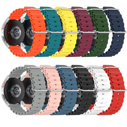 22mm Ocean Style Silicone Solid Color Watch Band