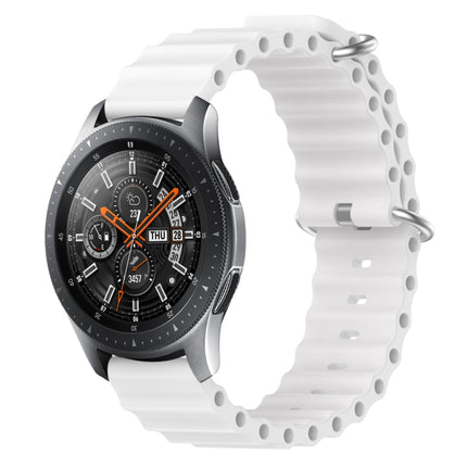 22mm Ocean Style Silicone Solid Color Watch Band, For Samsung Galaxy Watch3 45mm, For Samsung Galaxy Watch 46mm, For Samsung Gear S3 Classic, For Samsung Gear S3 Frontier - DealBuddy
