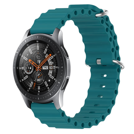 22mm Ocean Style Silicone Solid Color Watch Band, For Samsung Galaxy Watch3 45mm, For Samsung Galaxy Watch 46mm, For Samsung Gear S3 Classic, For Samsung Gear S3 Frontier - DealBuddy