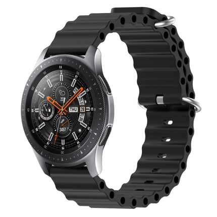 22mm Ocean Style Silicone Solid Color Watch Band, For Samsung Galaxy Watch3 45mm, For Samsung Galaxy Watch 46mm, For Samsung Gear S3 Classic, For Samsung Gear S3 Frontier - DealBuddy