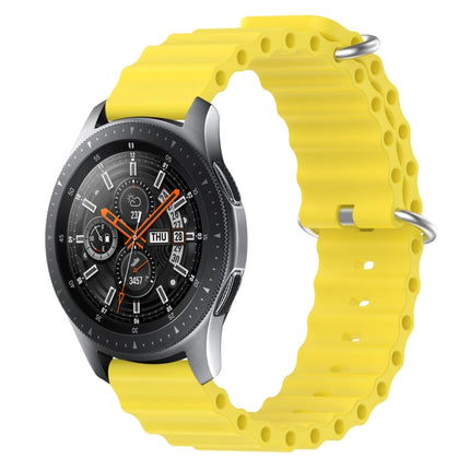 22mm Ocean Style Silicone Solid Color Watch Band