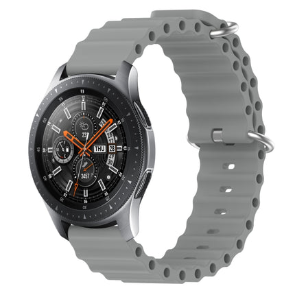 22mm Ocean Style Silicone Solid Color Watch Band, For Samsung Galaxy Watch3 45mm, For Samsung Galaxy Watch 46mm, For Samsung Gear S3 Classic, For Samsung Gear S3 Frontier - DealBuddy
