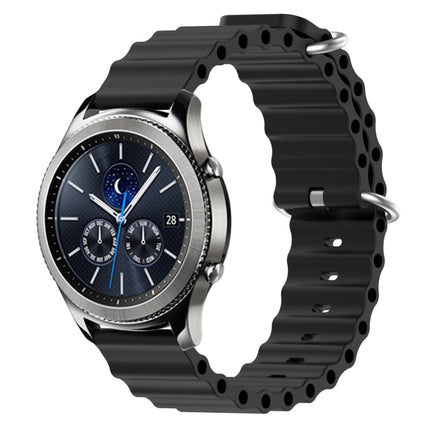 22mm Ocean Style Silicone Solid Color Watch Band