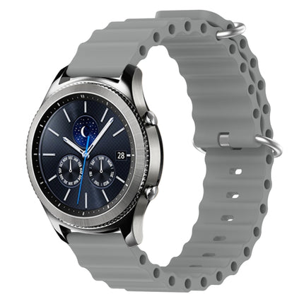22mm Ocean Style Silicone Solid Color Watch Band