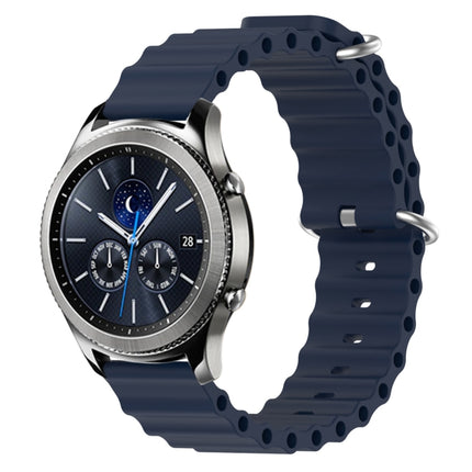 22mm Ocean Style Silicone Solid Color Watch Band