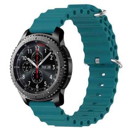 22mm Ocean Style Silicone Solid Color Watch Band