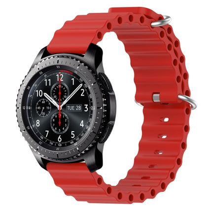 22mm Ocean Style Silicone Solid Color Watch Band