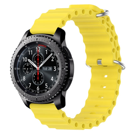 22mm Ocean Style Silicone Solid Color Watch Band