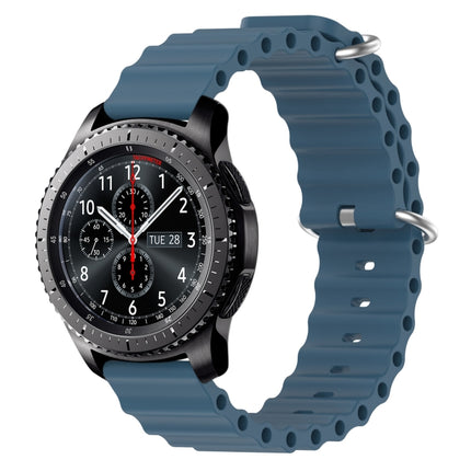 22mm Ocean Style Silicone Solid Color Watch Band