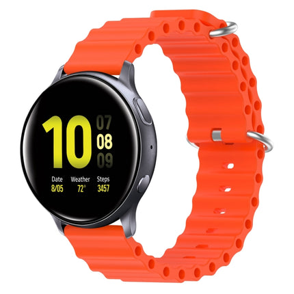 20mm Ocean Style Silicone Solid Color Watch Band, For Samsung Galaxy Watch Active 2 44mm, For Samsung Galaxy Watch 42mm - DealBuddy