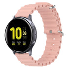 20mm Ocean Style Silicone Solid Color Watch Band, For Samsung Galaxy Watch Active 2 44mm, For Samsung Galaxy Watch 42mm - DealBuddy