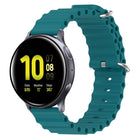 20mm Ocean Style Silicone Solid Color Watch Band, For Samsung Galaxy Watch Active 2 44mm, For Samsung Galaxy Watch 42mm - DealBuddy