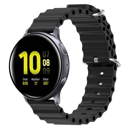 20mm Ocean Style Silicone Solid Color Watch Band, For Samsung Galaxy Watch Active 2 44mm, For Samsung Galaxy Watch 42mm - DealBuddy