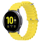 20mm Ocean Style Silicone Solid Color Watch Band, For Samsung Galaxy Watch Active 2 44mm, For Samsung Galaxy Watch 42mm - DealBuddy