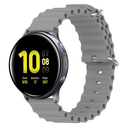 20mm Ocean Style Silicone Solid Color Watch Band, For Samsung Galaxy Watch Active 2 44mm, For Samsung Galaxy Watch 42mm - DealBuddy