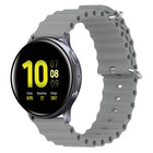 20mm Ocean Style Silicone Solid Color Watch Band, For Samsung Galaxy Watch Active 2 44mm, For Samsung Galaxy Watch 42mm - DealBuddy