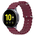 20mm Ocean Style Silicone Solid Color Watch Band, For Samsung Galaxy Watch Active 2 44mm, For Samsung Galaxy Watch 42mm - DealBuddy