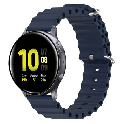 20mm Ocean Style Silicone Solid Color Watch Band, For Samsung Galaxy Watch Active 2 44mm, For Samsung Galaxy Watch 42mm - DealBuddy