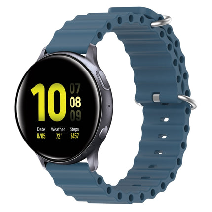 20mm Ocean Style Silicone Solid Color Watch Band, For Samsung Galaxy Watch Active 2 44mm, For Samsung Galaxy Watch 42mm - DealBuddy