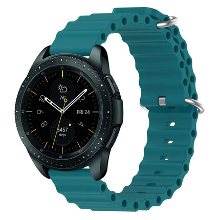20mm Ocean Style Silicone Solid Color Watch Band, For Samsung Galaxy Watch Active 2 44mm, For Samsung Galaxy Watch 42mm - DealBuddy