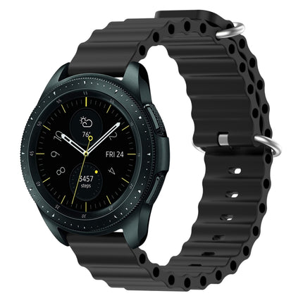 20mm Ocean Style Silicone Solid Color Watch Band, For Samsung Galaxy Watch Active 2 44mm, For Samsung Galaxy Watch 42mm - DealBuddy