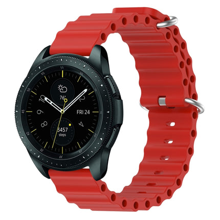 20mm Ocean Style Silicone Solid Color Watch Band, For Samsung Galaxy Watch Active 2 44mm, For Samsung Galaxy Watch 42mm - DealBuddy