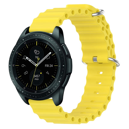 20mm Ocean Style Silicone Solid Color Watch Band, For Samsung Galaxy Watch Active 2 44mm, For Samsung Galaxy Watch 42mm - DealBuddy