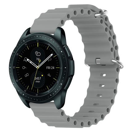 20mm Ocean Style Silicone Solid Color Watch Band, For Samsung Galaxy Watch Active 2 44mm, For Samsung Galaxy Watch 42mm - DealBuddy