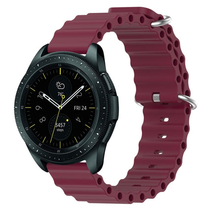 20mm Ocean Style Silicone Solid Color Watch Band, For Samsung Galaxy Watch Active 2 44mm, For Samsung Galaxy Watch 42mm - DealBuddy