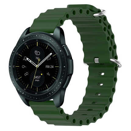 20mm Ocean Style Silicone Solid Color Watch Band, For Samsung Galaxy Watch Active 2 44mm, For Samsung Galaxy Watch 42mm - DealBuddy