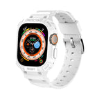 For Apple Watch Ultra 3 / 2 / 1 49mm JUNSUNMAY Integrated TPU Case Adjustable Elastic Watch Band - DealBuddy