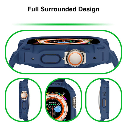For Apple Watch Ultra 3 / 2 / 1 49mm JUNSUNMAY Integrated TPU Case Adjustable Elastic Watch Band - DealBuddy
