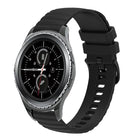 20mm Wavy Dotted Solid-Color Silicone Watch Band