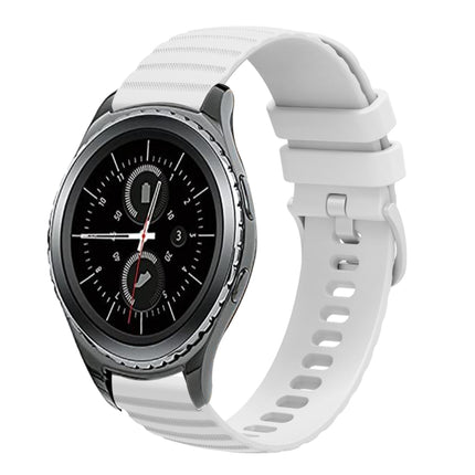 20mm Wavy Dotted Solid-Color Silicone Watch Band, For Samsung Galaxy Gear S2 Classic - DealBuddy