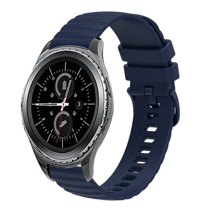 20mm Wavy Dotted Solid-Color Silicone Watch Band, For Samsung Galaxy Gear S2 Classic - DealBuddy