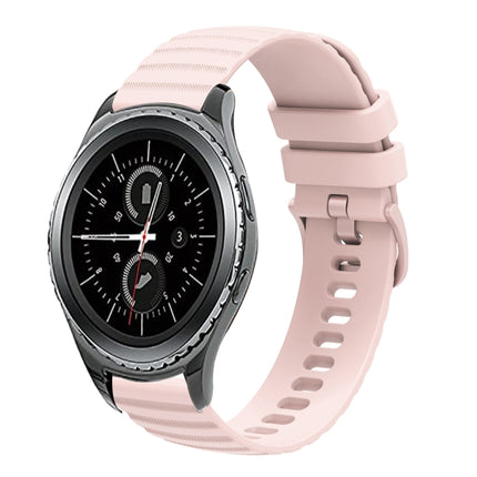 20mm Wavy Dotted Solid-Color Silicone Watch Band, For Samsung Galaxy Gear S2 Classic - DealBuddy