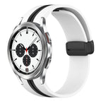 For Samsung Galaxy Watch 4 Classic 42mm / White+Black