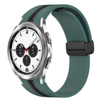 For Samsung Galaxy Watch 4 Classic 42mm / Olive Green+Black