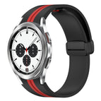 For Samsung Galaxy Watch 4 Classic 42mm / Black+Red