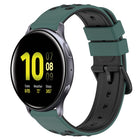 20mm Two-Color Porous Silicone Watch Band, For Samsung Galaxy Watch Active2 44mm, For Samsung Galaxy Watch 42mm - DealBuddy