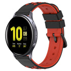 20mm Two-Color Porous Silicone Watch Band, For Samsung Galaxy Watch Active2 44mm, For Samsung Galaxy Watch 42mm - DealBuddy
