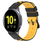 20mm Two-Color Porous Silicone Watch Band, For Samsung Galaxy Watch Active2 44mm, For Samsung Galaxy Watch 42mm - DealBuddy