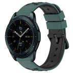 For Samsung Galaxy Watch 42mm / Olive Green+Black