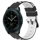 For Samsung Galaxy Watch 42mm / Black+White