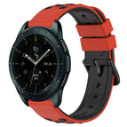 For Samsung Galaxy Watch 42mm / Red+Black