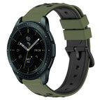 For Samsung Galaxy Watch 42mm / Army Green + Black