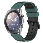 22mm Two-Color Porous Silicone Watch Band, For Samsung Galaxy Watch3 45mm, For Samsung Galaxy Watch 46mm, For Samsung Gear S3 Classic, For Samsung Gear S3 Frontier - DealBuddy